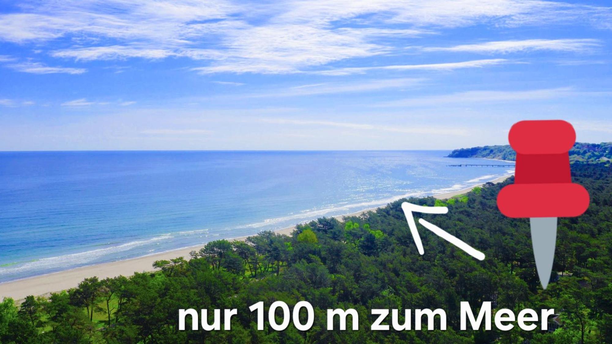Pink Und Meer - Meerblick, Sauna, Kamin & Whirlpool Baabe Eksteriør bilde