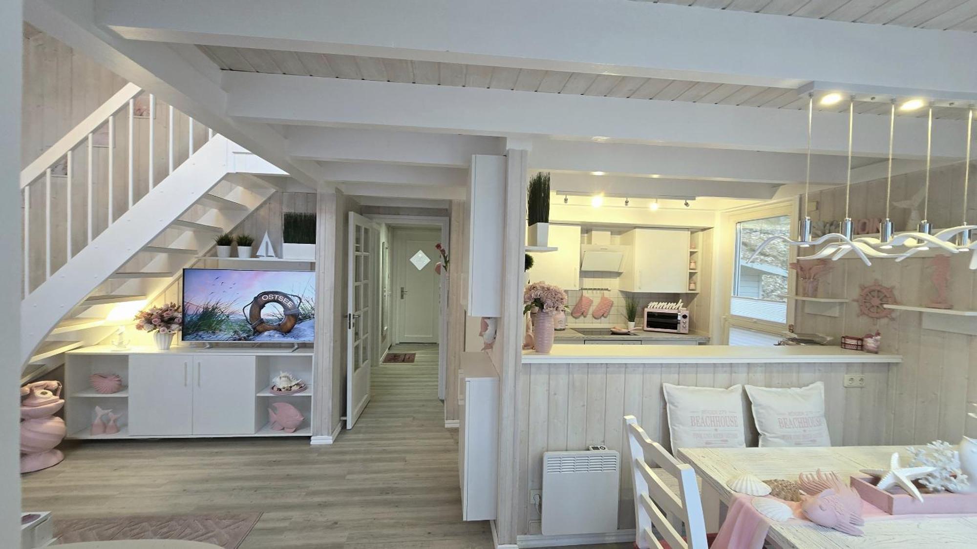 Pink Und Meer - Meerblick, Sauna, Kamin & Whirlpool Baabe Eksteriør bilde