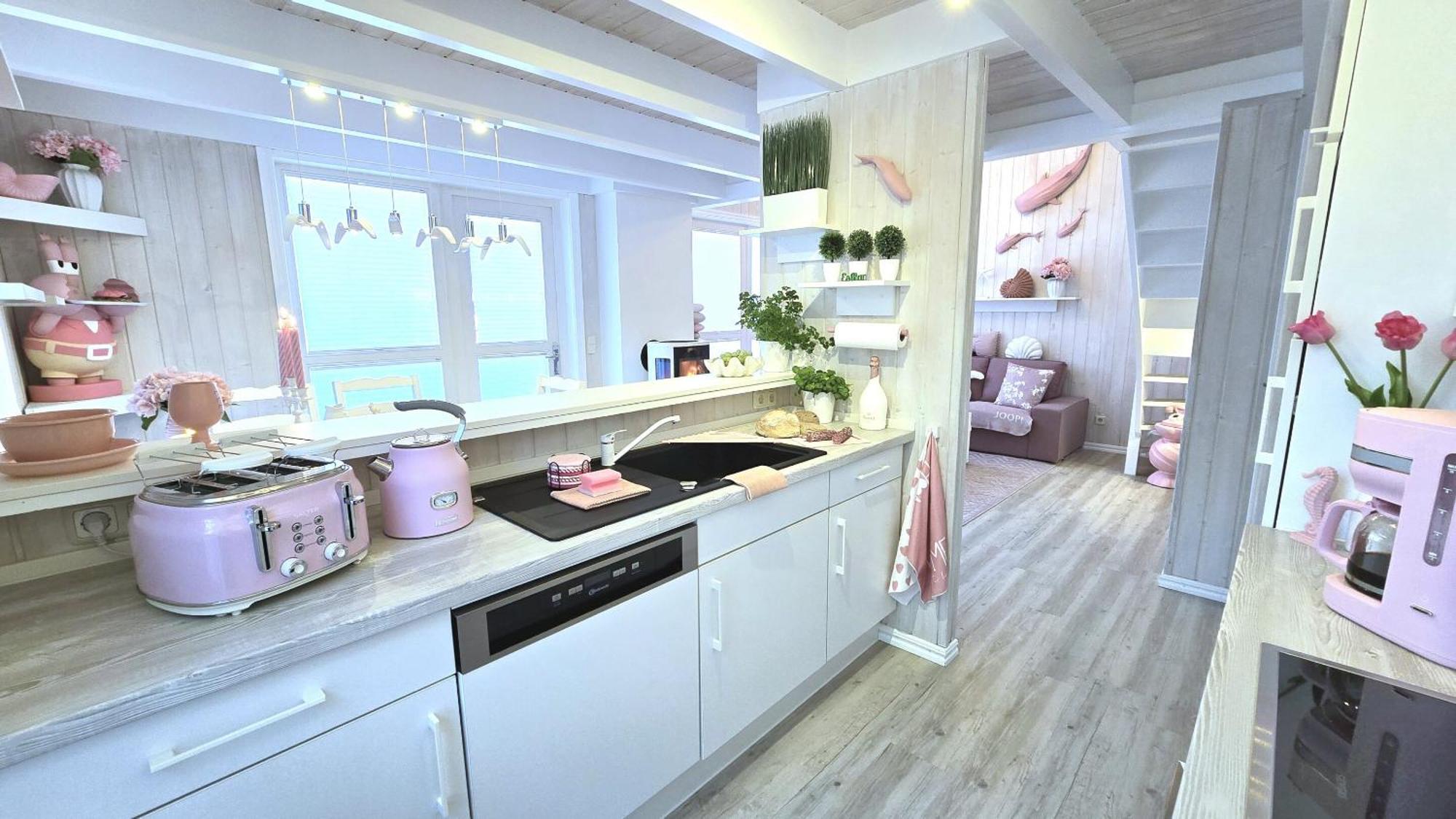 Pink Und Meer - Meerblick, Sauna, Kamin & Whirlpool Baabe Eksteriør bilde