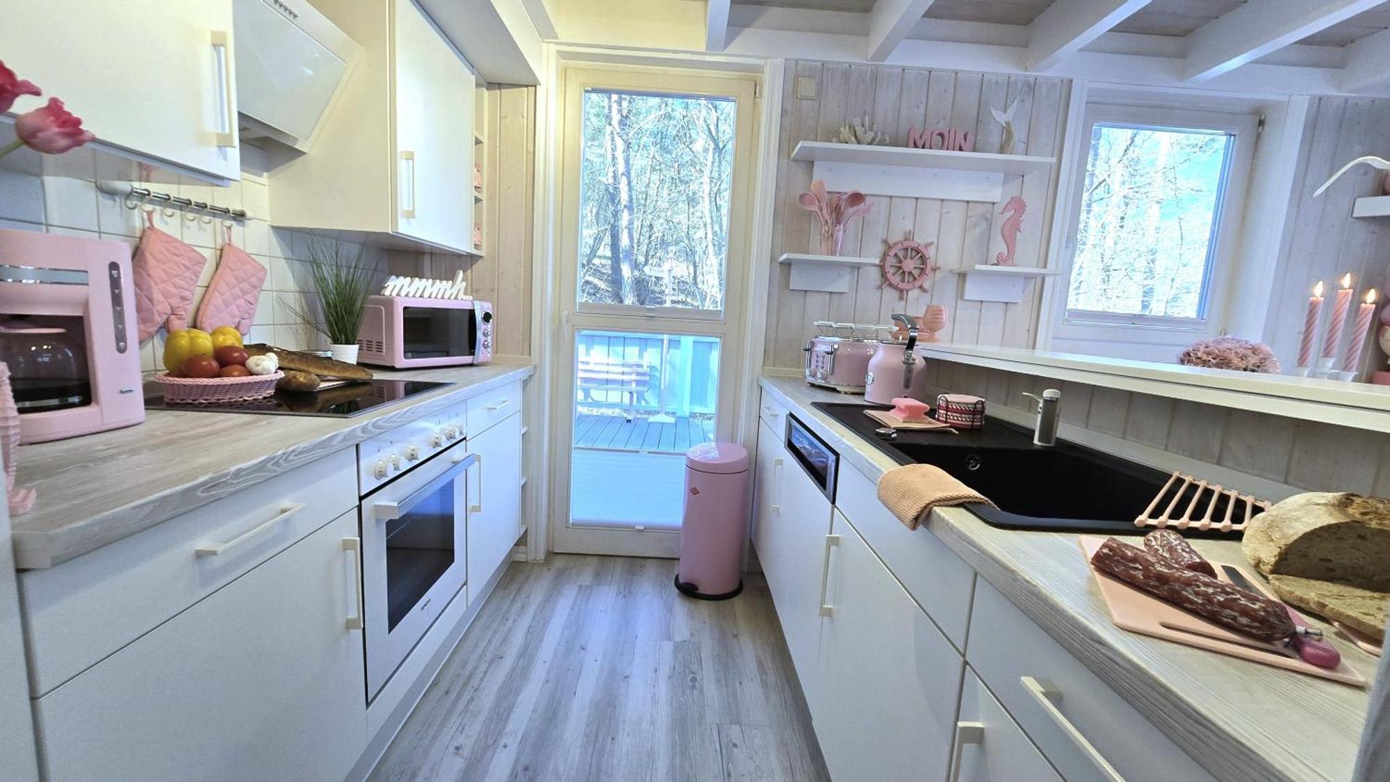 Pink Und Meer - Meerblick, Sauna, Kamin & Whirlpool Baabe Eksteriør bilde